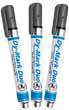 Dy-Mark Duo-tip Permanent Marker BLACK - 12 Pack