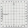 A0127 Règle géométrique Normographe Modèle de construction professionnel Outil de mesure de dessin Règle à mesurer 